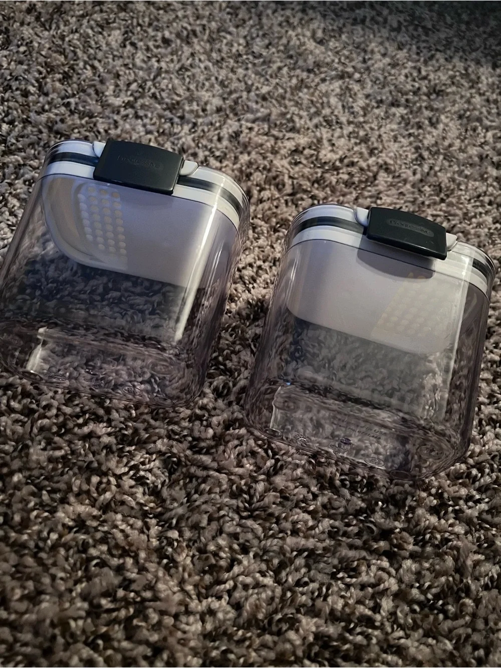 2-Pack Progressive Mini food storage containers with airtight lids, 1.5 cups